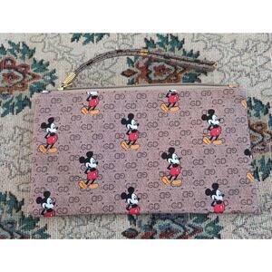 Classic Disney Mickey Mouse/Rosegold-Designer-Style Pouch